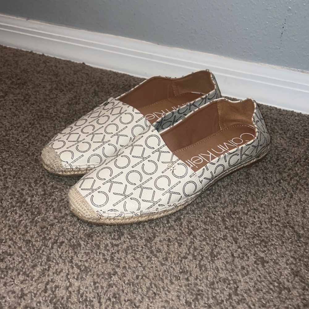calvin klein slip-on’s